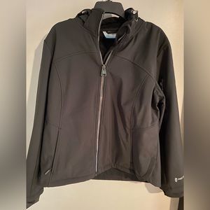 Black shell jacket